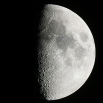 Mondphase: zunehmender Mond